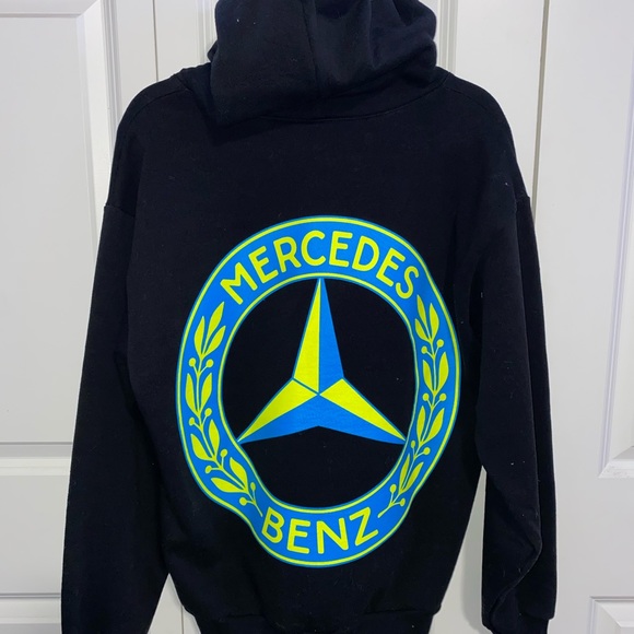 AWGE x Mercedes Benz black hoodie-new with tags - Picture 3 of 4